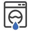 Leaking washing machine icon